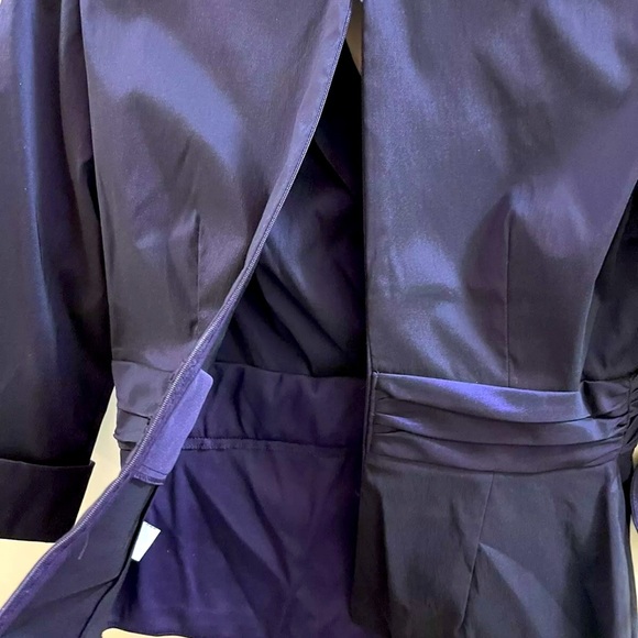 R&M richards top/ Blouse Stretch Size 10 Purple with shine - Picture 3 of 6